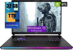 MSI Raider 17 Gaming Laptop 173 QHD 240Hz Display Intel Core i913980HX 24 Cores Processor NVIDIA GeForce RTX 4090 8GB GDDR6 32GB DDR5 1TB PCIe SSD Thunderbolt 4 Windows 10 Pro