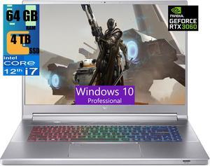 Acer Predator Triton 500 SE 16 Gaming Laptop 16 WQXGA 240Hz GSYNC Display Intel i712700H 14core GeForce RTX 3060 6GB GDDR6 64GB DDR4 4TB PCIe SSD Killer WiFi 6E Windows 10 Pro