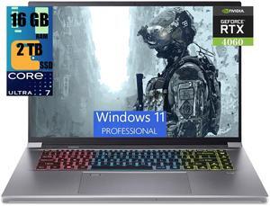 Acer Predator Triton Neo 16 Gaming Laptop, 16" WQXGA 240Hz Display, Intel Core Ultra 7 155H 16-Core Processor, GeForce RTX 4060 8GB GDDR6, 16GB  DDR4  2TB PCIe SSD, RGB Backlit, Windows 11 Pro