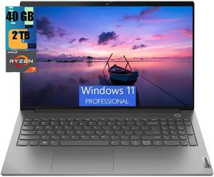 Lenovo ThinkBook 15 Business Laptop, 15.6" FHD Display, AMD Ryzen 7 5825U 8 Cores Processor, AMD Radeon Graphics, 40GB DDR4 2TB PCIe SSD, FP Reader, HDMI, RJ45, Webcam, Wi-Fi 6, Windows 11 Pro Lenovo ThinkBook 15 Business Laptop, 15.6" FHD Display, AMD Ryzen 7 5825U 8 Cores Processor, AMD Radeon Graphics, 40GB DDR4 2TB PCIe SSD, FP Reader, HDMI, RJ45, Webcam, Wi-Fi 6, Windows 11 Pro