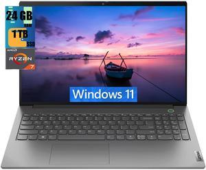 Lenovo ThinkBook 15 Business Laptop, 15.6" FHD Display, AMD Ryzen 7 5825U 8 Cores Processor, AMD Radeon Graphics, 24GB DDR4 1TB PCIe SSD, FP Reader, HDMI, RJ45, Webcam, Wi-Fi 6, Windows 11 Lenovo ThinkBook 15 Business Laptop, 15.6" FHD Display, AMD Ryzen 7 5825U 8 Cores Processor, AMD Radeon Graphics, 24GB DDR4 1TB PCIe SSD, FP Reader, HDMI, RJ45, Webcam, Wi-Fi 6, Windows 11