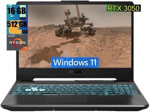 ASUS TUF A15 Gaming Laptop, 15.6" Full HD 144Hz Display, AMD Ryzen 7 7435HS 8 cores Processor, NVIDIA GeForce RTX 3050 4GB GDDR6, 16GB DDR5  512GB PCIe SSD, RGB Backlit KB, Wi-Fi 6, Windows 11