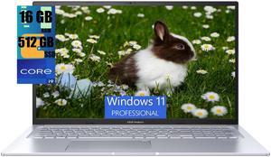 ASUS Vivobook 17X Laptop, 17.3" FHD (1920 x 1080) Display, Intel Core i9-13900H 14 cores Processor, Intel Iris Xe graphics, 16GB DDR4  512GB PCIe SSD, Wi-Fi 6E + Bluetooth 5.3, Windows 11 Pro