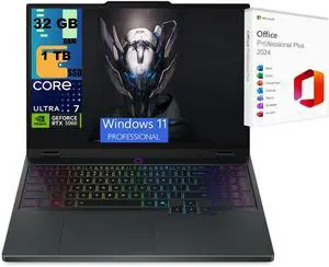 Lenovo Legion 5 15 Gaming Laptop, 15.1" WQXGA 165Hz, Intel Ultra 7 255HX 20 cores Processor, NVIDIA GeForce RTX 5060 GDDR7 8 GB, 32GB DDR5  1TB PCIe SSD, Wi-Fi 7, Windows 11 Pro