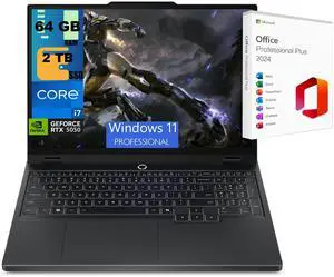 Lenovo Legion 5i 15 Gaming Laptop, 15" 2K WUXGA Display, Intel Core i7-13650HX 14 Cores Processor, GeForce RTX 5050 8GB GDDR6, 64GB DDR5  2TB PCIe SSD, Backlit KB, Windows 11 Pro ,Office 2024 License