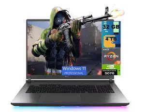 ASUS ROG Strix G18 Gaming Laptop, 18" 2.5K 240Hz, Intel Core Ultra 9-275HX 24 cores Processor, NVIDIA GeForce RTX 5070 8GB GDDR7, 32GB DDR5 4 TB PCIe SSD, Wi-Fi 7, Windows 11 Pro ASUS ROG Strix G18 Gaming Laptop, 18" 2.5K 240Hz, Intel Core Ultra 9-275HX 24 cores Processor, NVIDIA GeForce RTX 5070 8GB GDDR7, 32GB DDR5 4 TB PCIe SSD, Wi-Fi 7, Windows 11 Pro