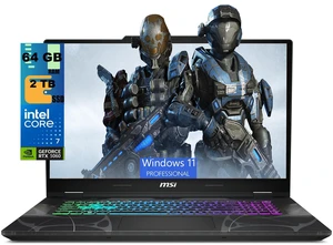 MSI Cyborg 17 Gaming Laptop, 17.3" FHD 144Hz, Intel Core 7-240H 10-Cores Processor, NVIDIA GeForce RTX 5060 8 GB GDDR7, 64GB DDR5 2 TB PCIe SSD, Wi-Fi 6E, Windows 11 Pro MSI Cyborg 17 Gaming Laptop, 17.3" FHD 144Hz, Intel Core 7-240H 10-Cores Processor, NVIDIA GeForce RTX 5060 8 GB GDDR7, 64GB DDR5 2 TB PCIe SSD, Wi-Fi 6E, Windows 11 Pro