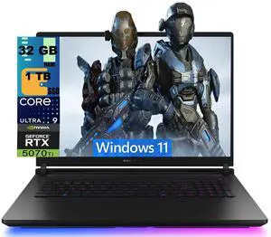 ASUS ROG Strix Scar 18 Gaming Laptop, 18" 2.5K 240Hz, Intel Ultra 9 275HX 2.70GHz Processor, RTX 5070 Ti 12GB GDDR7, 32GB DDR5 1 TB PCIe SSD, Per Key RGB KB, Windows 11 ASUS ROG Strix Scar 18 Gaming Laptop, 18" 2.5K 240Hz, Intel Ultra 9 275HX 2.70GHz Processor, RTX 5070 Ti 12GB GDDR7, 32GB DDR5 1 TB PCIe SSD, Per Key RGB KB, Windows 11