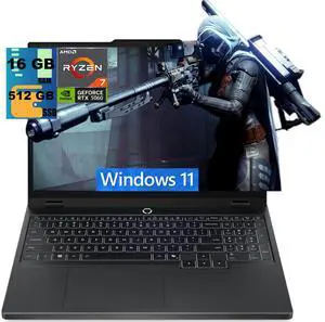 Lenovo Legion 5 15 Gaming Laptop, 15.1" WQXGA (2560x1600) Display, AMD Ryzen 7 260 8 cores Processor, NVIDIA GeForce RTX 5060 8GB GDDR7, 16GB DDR5 512GB PCIe SSD, 24-Zone RGB Backlit KB, Windows 11 Lenovo Legion 5 15 Gaming Laptop, 15.1" WQXGA (2560x1600) Display, AMD Ryzen 7 260 8 cores Processor, NVIDIA GeForce RTX 5060 8GB GDDR7, 16GB DDR5 512GB PCIe SSD, 24-Zone RGB Backlit KB, Windows 11