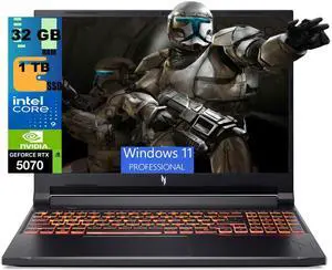 Acer Nitro V 16 Gaming Laptop, 16" WUXGA 180Hz Display, Intel Core 9 Processor 270H 14 cores Processor, NVIDIA GeForce RTX 5070 8 GB GDDR7, 32GB DDR5 1 TB PCIe SSD, Wi-Fi 6, Windows 11 Pro Acer Nitro V 16 Gaming Laptop, 16" WUXGA 180Hz Display, Intel Core 9 Processor 270H 14 cores Processor, NVIDIA GeForce RTX 5070 8 GB GDDR7, 32GB DDR5 1 TB PCIe SSD, Wi-Fi 6, Windows 11 Pro