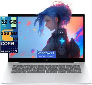 HP Omnibook 7 17 Laptop, 17.3" FHD Touchscreen, Intel Core Ultra 7-258V 8 cores Processor, Intel Arc 140V Graphics, 32 GB DDR5 256 GB PCIe SSD, Backlit KB, Thunderbolt 4, WiFi 6E, Windows 11 Pro HP Omnibook 7 17 Laptop, 17.3" FHD Touchscreen, Intel Core Ultra 7-258V 8 cores Processor, Intel Arc 140V Graphics, 32 GB DDR5 256 GB PCIe SSD, Backlit KB, Thunderbolt 4, WiFi 6E, Windows 11 Pro