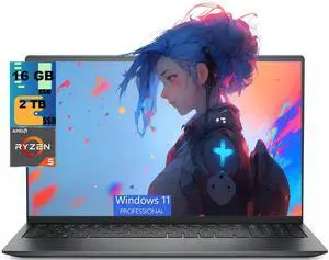 Dell Inspiron 15 3525 Laptop, 15.6" FHD Display, AMD Ryzen 5 5500U 6 core Processor, AMD Radeon Graphics, 16GB DDR4 2TB PCIe SSD, WiFi, Bluetooth, Webcam, Windows 11 Pro Dell Inspiron 15 3525 Laptop, 15.6" FHD Display, AMD Ryzen 5 5500U 6 core Processor, AMD Radeon Graphics, 16GB DDR4 2TB PCIe SSD, WiFi, Bluetooth, Webcam, Windows 11 Pro