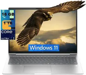 HP EliteBook 6 G1i 16 Business AI Laptop, 16" FHD+ Display, Intel Core Ultra 7 255U 12 Cores Processor, Intel Graphics, 16GB DDR5 1TB PCIe SSD, Wi-Fi 7, Thunderbolt 4, Fingerprint, Windows 11 HP EliteBook 6 G1i 16 Business AI Laptop, 16" FHD+ Display, Intel Core Ultra 7 255U 12 Cores Processor, Intel Graphics, 16GB DDR5 1TB PCIe SSD, Wi-Fi 7, Thunderbolt 4, Fingerprint, Windows 11