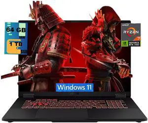 ASUS TUF A18 Gaming Laptop, 18" WUXGA 144Hz/3ms Display, AMD Ryzen 7 260 8 Cores Processor, GeForce RTX 5060 8GB GDDR7, 64GB DDR5 1TB PCIe SSD, RGB Backlit KB, Windows 11 ASUS TUF A18 Gaming Laptop, 18" WUXGA 144Hz/3ms Display, AMD Ryzen 7 260 8 Cores Processor, GeForce RTX 5060 8GB GDDR7, 64GB DDR5 1TB PCIe SSD, RGB Backlit KB, Windows 11