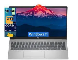 HP 15 Laptop, 15.6" FHD Touchscreen, Intel Core Ultra 5 125H 14 cores Processor, Intel Arc Graphics, 16GB DDR5 2 TB PCIe SSD, Webcam, Wi-Fi 6, Windows 11 HP 15 Laptop, 15.6" FHD Touchscreen, Intel Core Ultra 5 125H 14 cores Processor, Intel Arc Graphics, 16GB DDR5 2 TB PCIe SSD, Webcam, Wi-Fi 6, Windows 11