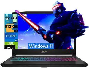 MSI Katana 15 Gaming Laptop, 15.6" QHD 165Hz, Intel Core i7-14650HX 16 cores Processor, NVIDIA GeForce RTX 5070 8GB GDDR7, 32GB DDR5 512GB PCIe SSD, RGB Backlit KB, Windows 11 MSI Katana 15 Gaming Laptop, 15.6" QHD 165Hz, Intel Core i7-14650HX 16 cores Processor, NVIDIA GeForce RTX 5070 8GB GDDR7, 32GB DDR5 512GB PCIe SSD, RGB Backlit KB, Windows 11