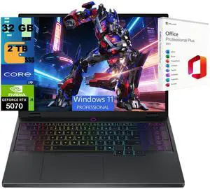 Lenovo Legion 5 15 Gaming Laptop, 15.1" WQXGA OLED Display, Intel Core i9 14900HX 24 Cores Processor, RTX 5070 8GB Graphics, 32GB DDR5 2 TB PCIe SSD, WiFi 7, Windows 11 Pro, Office 2021 License Lenovo Legion 5 15 Gaming Laptop, 15.1" WQXGA OLED Display, Intel Core i9 14900HX 24 Cores Processor, RTX 5070 8GB Graphics, 32GB DDR5 2 TB PCIe SSD, WiFi 7, Windows 11 Pro, Office 2021 License