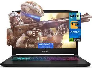 MSI Katana 15 Gaming Laptop, 15.6" FHD 144Hz, Intel Core i7-14650HX 16 cores Processor, NVIDIA GeForce RTX 5050 8GB GDDR7 Graphics, 64GB DDR5 1 TB PCIe SSD, Wi-Fi6E, Backlit KB, Windows 11 Pro MSI Katana 15 Gaming Laptop, 15.6" FHD 144Hz, Intel Core i7-14650HX 16 cores Processor, NVIDIA GeForce RTX 5050 8GB GDDR7 Graphics, 64GB DDR5 1 TB PCIe SSD, Wi-Fi6E, Backlit KB, Windows 11 Pro