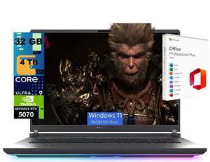 ASUS ROG Strix G18 Gaming Laptop, 18" 2.5k 240Hz, Intel Core Ultra 9 275HX 24 cores Processor, NVIDIA GeForce RTX 5070 8GB GDDR7, 32GB DDR5 4 TB PCIe SSD, Windows 11 Pro, Office 2021 License ASUS ROG Strix G18 Gaming Laptop, 18" 2.5k 240Hz, Intel Core Ultra 9 275HX 24 cores Processor, NVIDIA GeForce RTX 5070 8GB GDDR7, 32GB DDR5 4 TB PCIe SSD, Windows 11 Pro, Office 2021 License