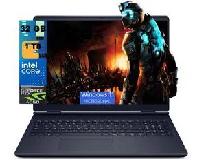 Alienware 16 Gaming Laptop, 16" QHD+ (2560 x 1600) 120Hz, Intel Core 7 240H 10 cores Processor, NVIDIA GeForce RTX 4050, 32GB DDR5 1 TB PCIe SSD, Wi-Fi 7, Windows 11 Pro Alienware 16 Gaming Laptop, 16" QHD+ (2560 x 1600) 120Hz, Intel Core 7 240H 10 cores Processor, NVIDIA GeForce RTX 4050, 32GB DDR5 1 TB PCIe SSD, Wi-Fi 7, Windows 11 Pro
