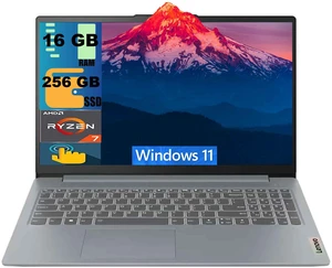 Lenovo IdeaPad Slim 3 15 Laptop, 15.6" Full HD Touchscreen, AMD Ryzen 7 5825U 8-core processor, AMD Radeon Graphics, 16GB DDR4 256GB PCIe SSD, Wi-Fi 6, Windows 11 Home Lenovo IdeaPad Slim 3 15 Laptop, 15.6" Full HD Touchscreen, AMD Ryzen 7 5825U 8-core processor, AMD Radeon Graphics, 16GB DDR4 256GB PCIe SSD, Wi-Fi 6, Windows 11 Home