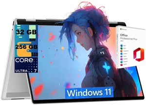 HP OmniBook 7 Flip 16 2-in-1 Business Laptop, 16" 3k Touchscreen, Intel Core Ultra 7 258V Octa-core Processor, Intel Arc 140V Graphics, 32GB DDR5 256 PCIe SSD, Windows 11, Office 2021 License HP OmniBook 7 Flip 16 2-in-1 Business Laptop, 16" 3k Touchscreen, Intel Core Ultra 7 258V Octa-core Processor, Intel Arc 140V Graphics, 32GB DDR5 256 PCIe SSD, Windows 11, Office 2021 License