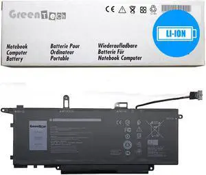 GreenTech NF2MW Replacement Battery for Dell Latitude 7400 2-in-1 Latitude 9410 - GreenTech 7.6V 52Whr 4 Cell Battery 85XM8 41M98 CN-085XM8