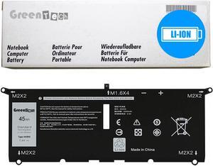 GreenTech HK6N5 Replacement Battery for Dell Inspiron 5390 5391 7490 Latitude 3301 XPS 9370 XPS 9380 Vostro 5391 - GreenTech 7.6V 45Whr 4 Cell Battery WDK63