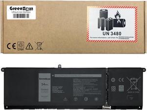 GREENTECH V6W33 BATTERY FOR DELL INSPIRON 3515 5415 5515 LATITUDE 3320 3420 3520 VOSTRO 3510 5410 5510 54WHR XDY9K MVK11 WV3K8 15V 54WHR
