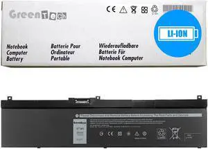 GreenTech NYFJH Replacement Battery for Dell Precision 7530 7540 7730 7740 - GreenTech 11.4V 97Whr 6 Cell Battery 0WMRC GW0K9 451-BCGI