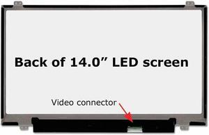 NV140FHM REPLACEMENT SCREEN 14" 1366 X 768 FOR DELL LATITUDE E7477 - GREENTECH COMPATIBLE SCREEN
