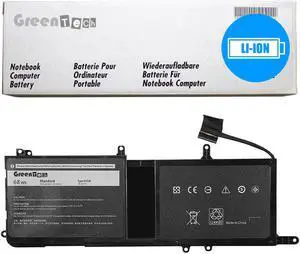 GreenTech New 44T2R Replacement Battery for Dell Alienware 15 R3, Dell Alienware 15 R4, Dell Alienware 17 R4, Dell Alienware 17 R5 - GreenTech Li-Ion 15.2V 68Whr 4 Cell Battery 546FF, HF25D