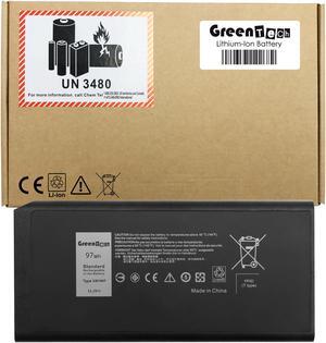 GreenTech New X8VWF Replacement Battery for Dell Latitude E5404, Latitude E7404, Lreatitude 14 7404 - GreenTech 11.1V 97Whr 9-Cell Primary Battery 0VCWGN YGV51 453-BBBE