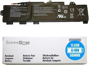 GreenTech New TT03XL Replacement Battery for HP Elitebook 755 G5, Elitebook 850 G5, Zbook 15u G5, Zbook 15u G6 - GreenTech 11.55V 56Whr 3 Cell Battery 933322-855 932824-2C1 HSTNN-DBBK TT03056XL-PL