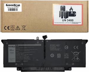 GREENTECH JHT2H BATTERY FOR DELL LATITUDE 7310 LATITUDE 7410 7.6V 52WHR HRGYV X825P CN-0HRGYV KR-0X825P 451-BCPW