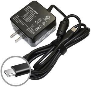 REPLACEMENT 45W USB-C ADAPTER FOR 00HM633, 00HM642, 00HM651, 00HM663, 00HM664, 1HE07UT#ABA, 1MZ01AA#ABA, 2CR08, 492-BBUU, 492-BBWZ, 4X20E75131, 4X20E75132, 4X20E75135