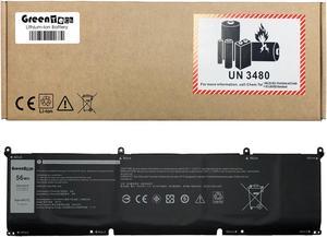 GREENTECH 8FCTC BATTERY FOR DELL G7 7500, G15 5510 5515, INSPIRON 7610, XPS 9500 9510, PRECISION 5550 5560 56WH DVG8M P8P1P 11.4V 56WHR