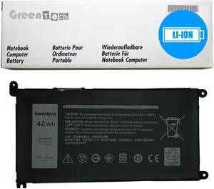 GREENTECH JPFMR BATTERY FOR DELL CHROMEBOOK 3100 3400 5488 5493 5593 42WH 65N6H 07GDY 16DPH 11.4V 42WHR