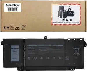 GREENTECH 7FMXV BATTERY FOR DELL LATITUDE 5320 7320 7420 7520 15.2V 63WHR TN2GY 9JM71 727CG