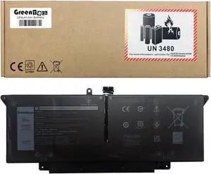 GREENTECH 35J09 BATTERY FOR DELL LATITUDE 7310 7410 11.4V 39WHR YJ9RP 7YX5Y