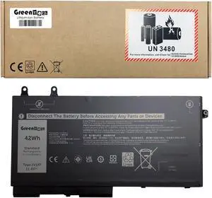 GREENTECH 1V1XF BATTERY FOR DELL LATITUDE 5401 5410 5501 PRECISION 3540 3550 XV8CJ 27W58 7VTMN