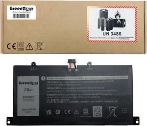 GREENTECH 1MCXM BATTERY FOR DELL LATITUDE 5175 5179 KEYBOARD 28WH PKG3N G3JJT
