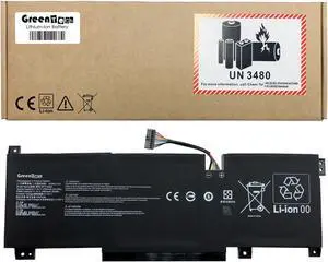 GREENTECH BTY-M492 BATTERY FOR MSI PULSE GL66 GL76 KATANA GF66 GF76 SWORD 15 A11U 11.4V 53.5WH