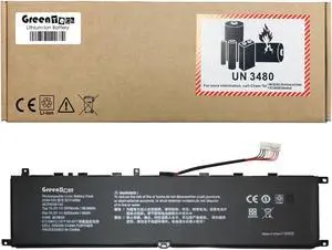 GREENTECH BTY-M6M BATTERY FOR MSI GE66 GE76 GS66 STEALTH MSI CREATOR 15 A10SD A10SF A10SE 95WHR