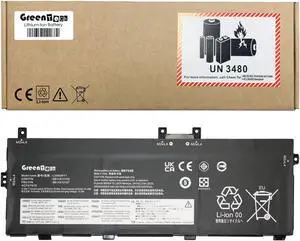 GREENTECH L20M3P71 BATTERY FOR LENOVO THINKPAD X13 YOGA GEN 2 X13 YOGA GEN 3 P16 GEN1 52.9WH L20L3P71 5B11A13107 SB11A13106