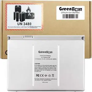 GREENTECH A1189 BATTERY FOR MACBOOK PRO 17 INCH 2006-2008 70WHR A1212 A1229 A1261 MA092LL/A