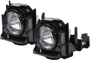 GREENTECH COMPATIBLE ET-LAD60W LAMP FOR PANASONIC PT-D5000U, PT-D6000, PT-D6000US, PT-DX500U, PT-DX810, PT-DZ6700EL (TWIN LAMPS) ET-LAD60W