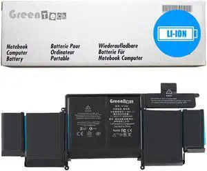 GREENTECH A1582 BATTERY FOR MACBOOK PRO 13 INCH A1502 RETINA LATE 2013 MID 2014 EARLY 2015 75WH MJLU2LL/A MF841LL/A