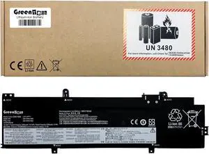 GREENTECH L21L4P71 BATTERY FOR LENOVO THINKPAD T14 GEN 3, THINKPAD P14S GEN 3 52WHR L21C4P71 L21M4P71 SB10W51965 5B10W51864 SB11M89829 5B10W51899