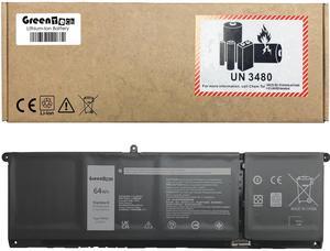 GREENTECH TN70C BATTERY FOR DELL 14 PLUS 2-IN-1, DELL 16 PLUS 2-IN-1, INSPIRON 5320 5420 5640 7640 64WH CN-0N9XX1 N9XX1 CN-0JGCCT JGCCT
